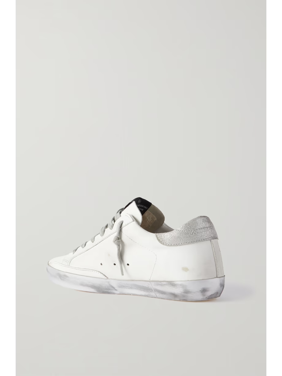 Superstar distressed leather sneakers Superstar distressed leather sneakers
