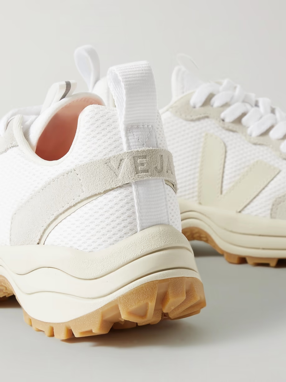 Venturi suede and leather-trimmed Alveomesh sneakers Venturi suede and leather-trimmed Alveomesh sneakers