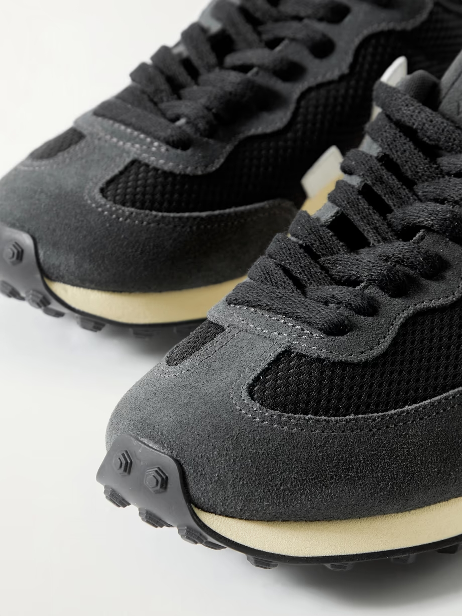 Rio Branco leather-trimmed suede and mesh sneakers Rio Branco leather-trimmed suede and mesh sneakers