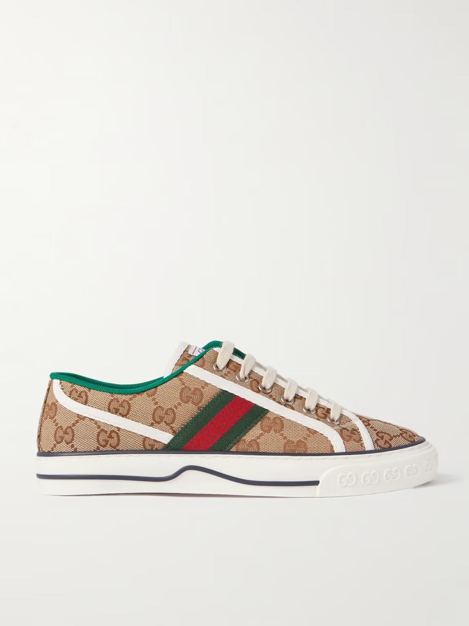Tennis 1977 logo-embroidered canvas sneakers Tennis 1977 logo-embroidered canvas sneakers
