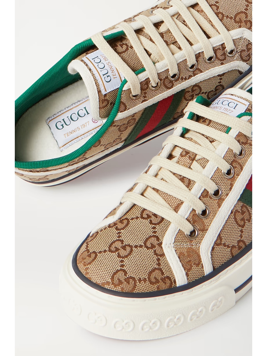 Tennis 1977 logo-embroidered canvas sneakers Tennis 1977 logo-embroidered canvas sneakers