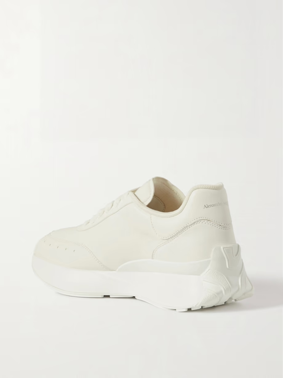 Embossed leather sneakers Embossed leather sneakers