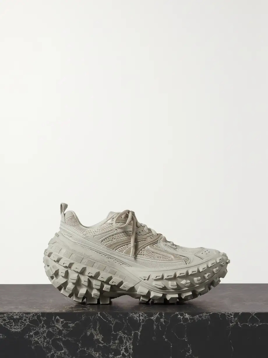Bouncer mesh and rubber platform sneakers Bouncer mesh and rubber platform sneakers