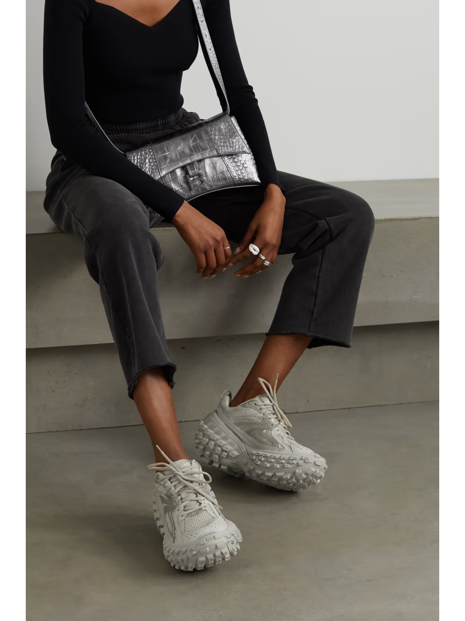 Bouncer mesh and rubber platform sneakers Bouncer mesh and rubber platform sneakers