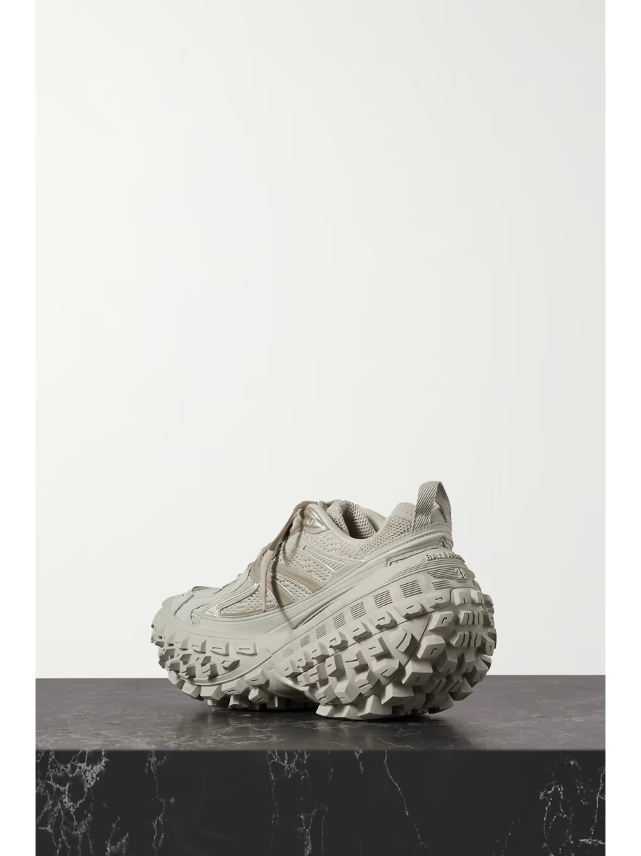Bouncer mesh and rubber platform sneakers Bouncer mesh and rubber platform sneakers