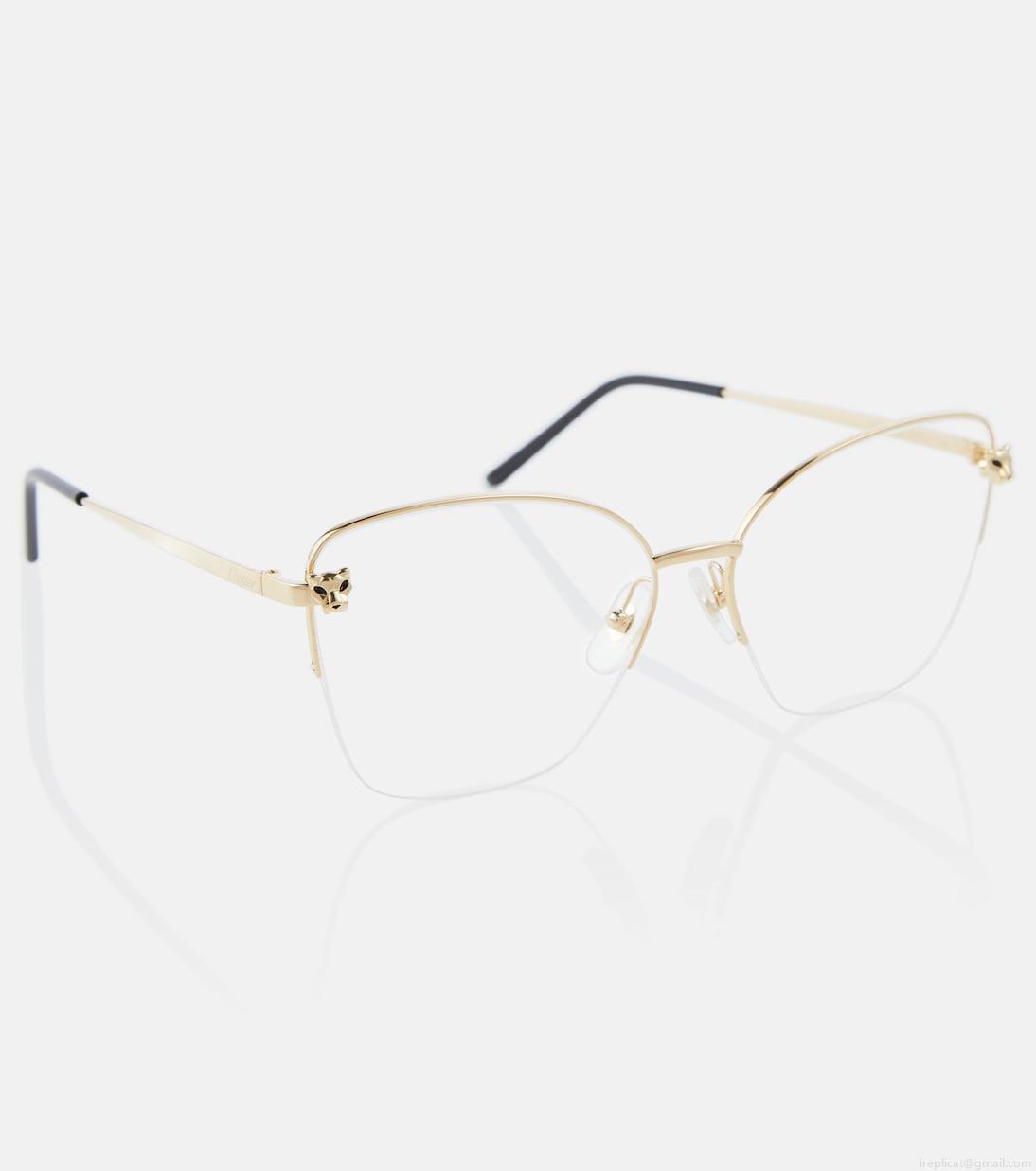 Cartier Eyewear CollectionPanthère de Cartier oversized glasses Cartier Eyewear CollectionPanthère de Cartier oversized glasses
