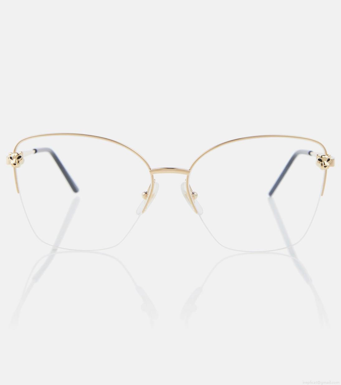 Cartier Eyewear CollectionPanthère de Cartier oversized glasses Cartier Eyewear CollectionPanthère de Cartier oversized glasses