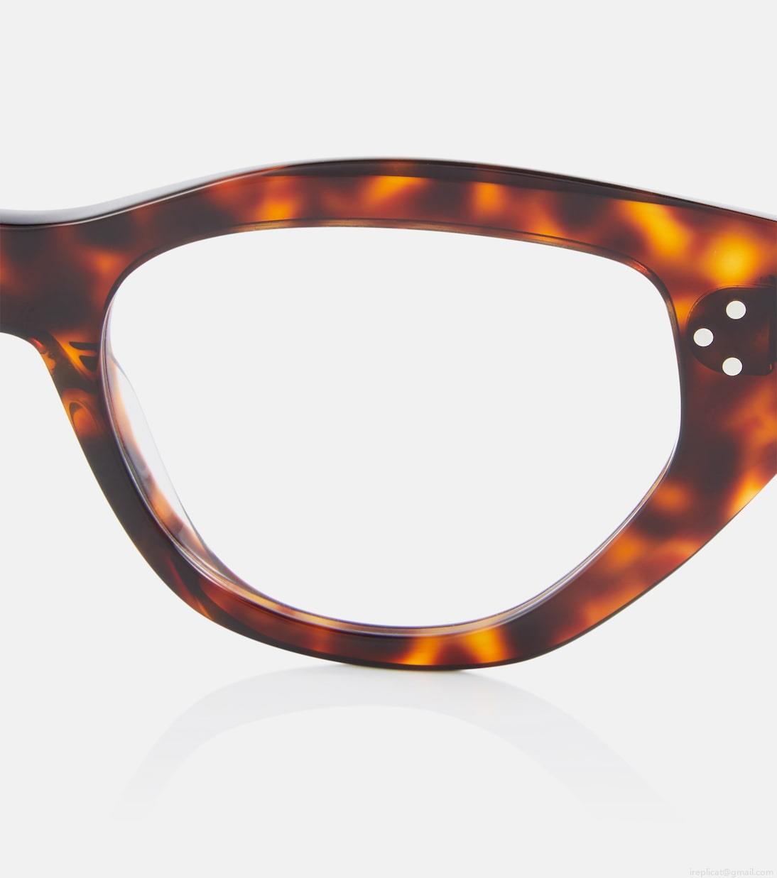 Celine EyewearTortoiseshell cat-eye glasses Celine EyewearTortoiseshell cat-eye glasses