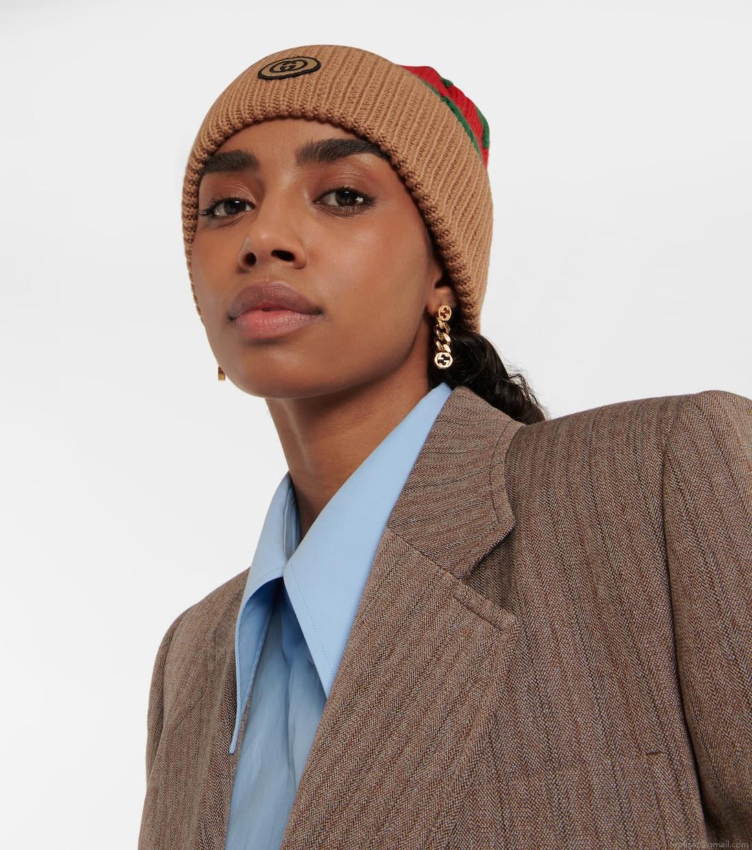 GucciStriped wool beanie GucciStriped wool beanie
