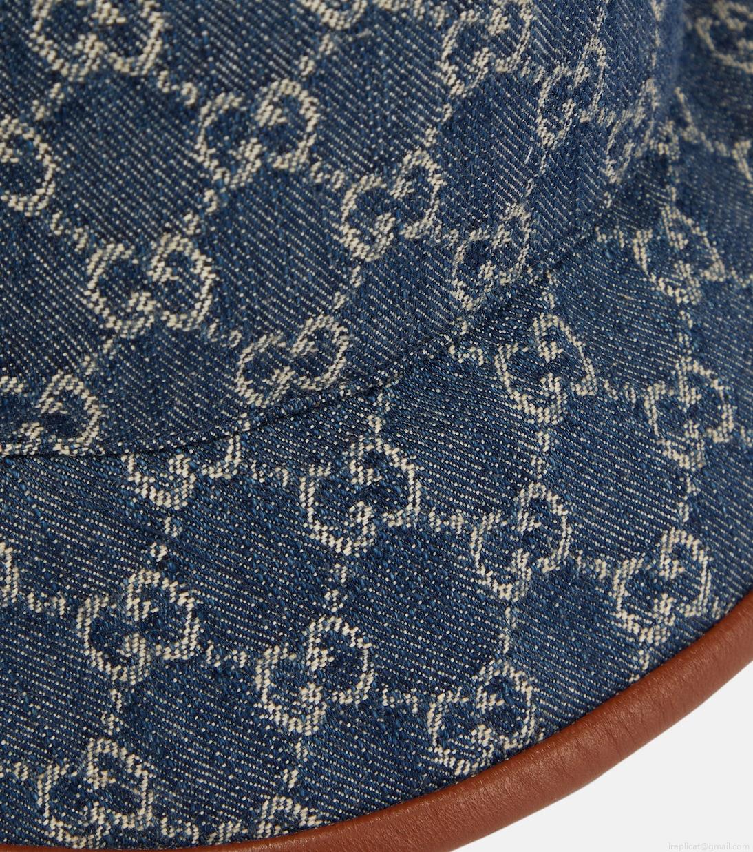 GucciGG jacquard denim bucket hat GucciGG jacquard denim bucket hat