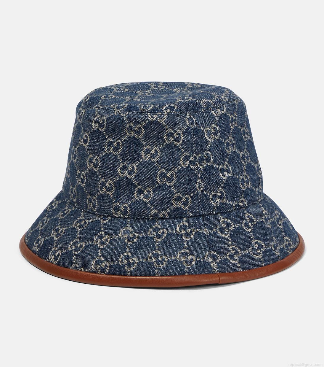 GucciGG jacquard denim bucket hat GucciGG jacquard denim bucket hat