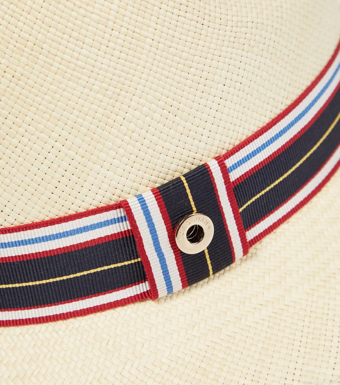 Loro PianaThe Suitcase Stripe Ingrid Panama hat Loro PianaThe Suitcase Stripe Ingrid Panama hat