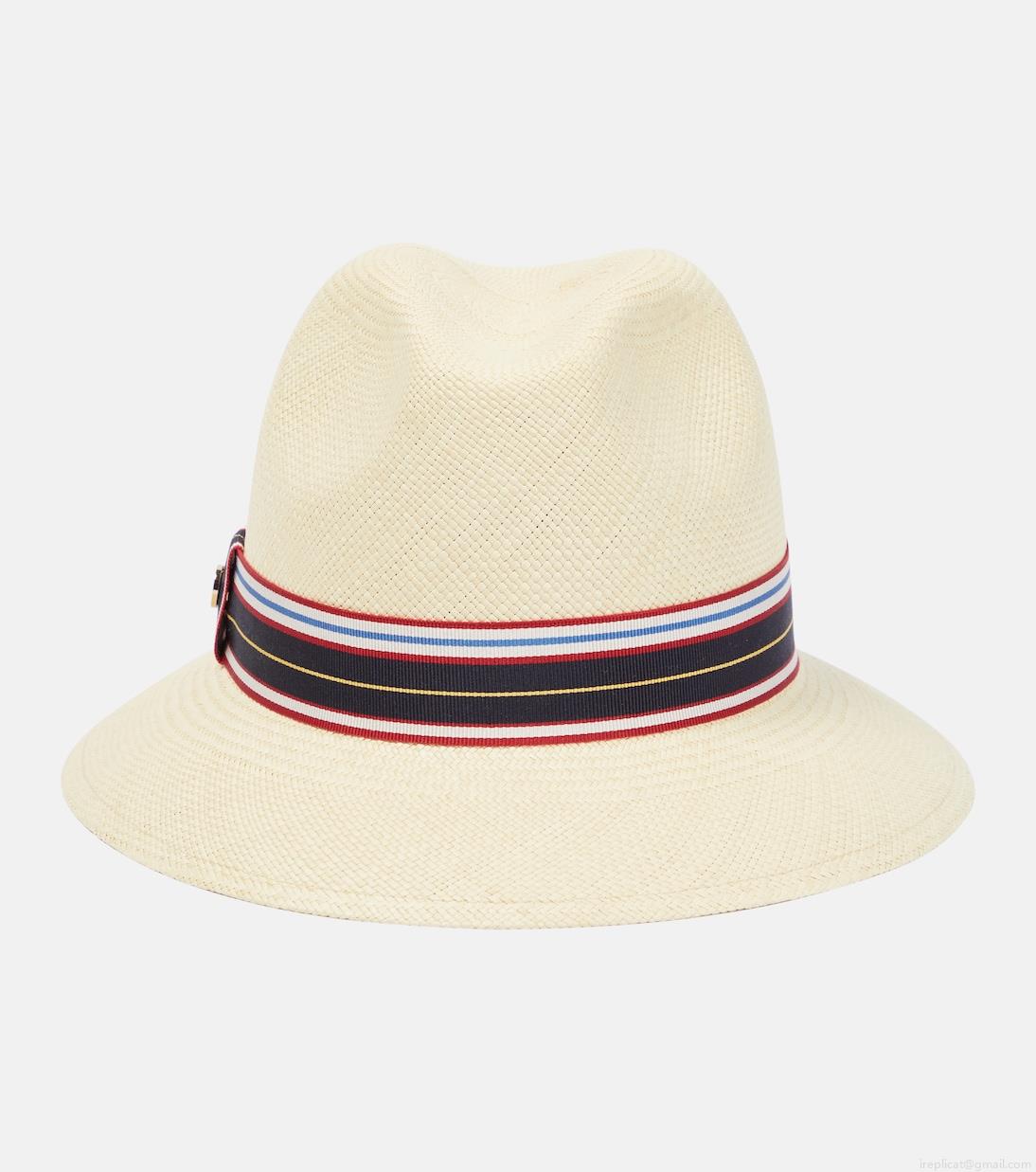 Loro PianaThe Suitcase Stripe Ingrid Panama hat Loro PianaThe Suitcase Stripe Ingrid Panama hat