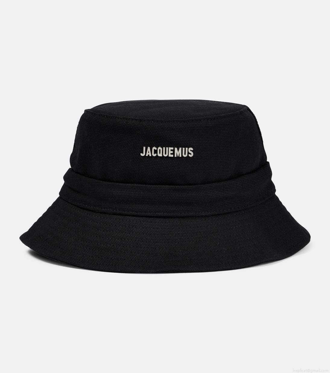 JacquemusLogo canvas bucket hat JacquemusLogo canvas bucket hat