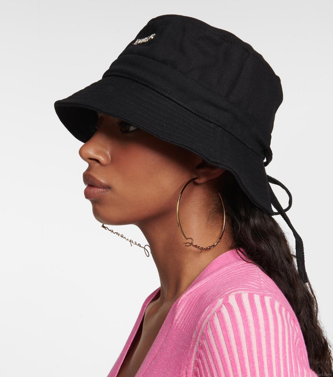 JacquemusLogo canvas bucket hat JacquemusLogo canvas bucket hat