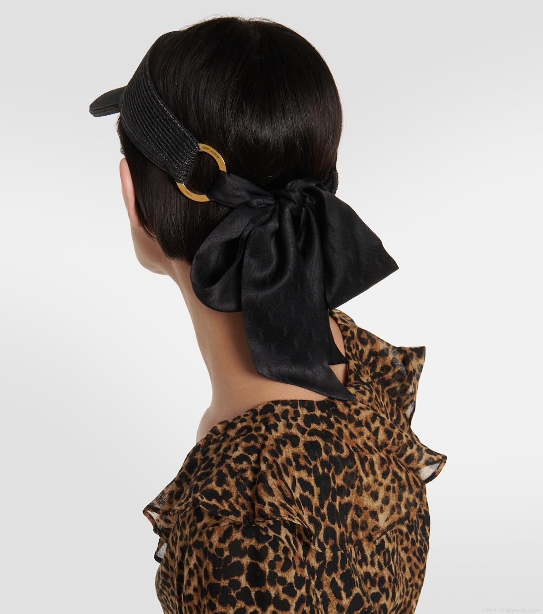 Saint LaurentRaffia visor Saint LaurentRaffia visor