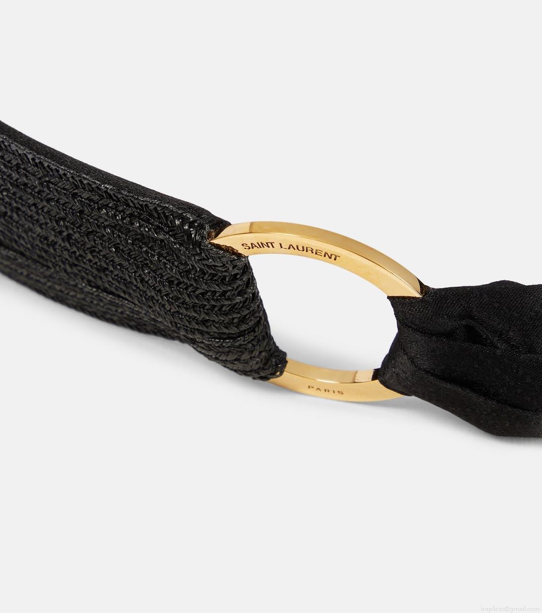 Saint LaurentRaffia visor Saint LaurentRaffia visor