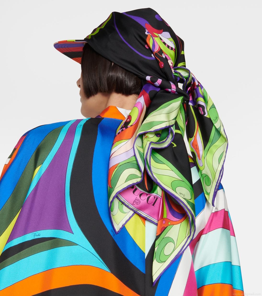 PucciFungo silk twill baseball cap PucciFungo silk twill baseball cap