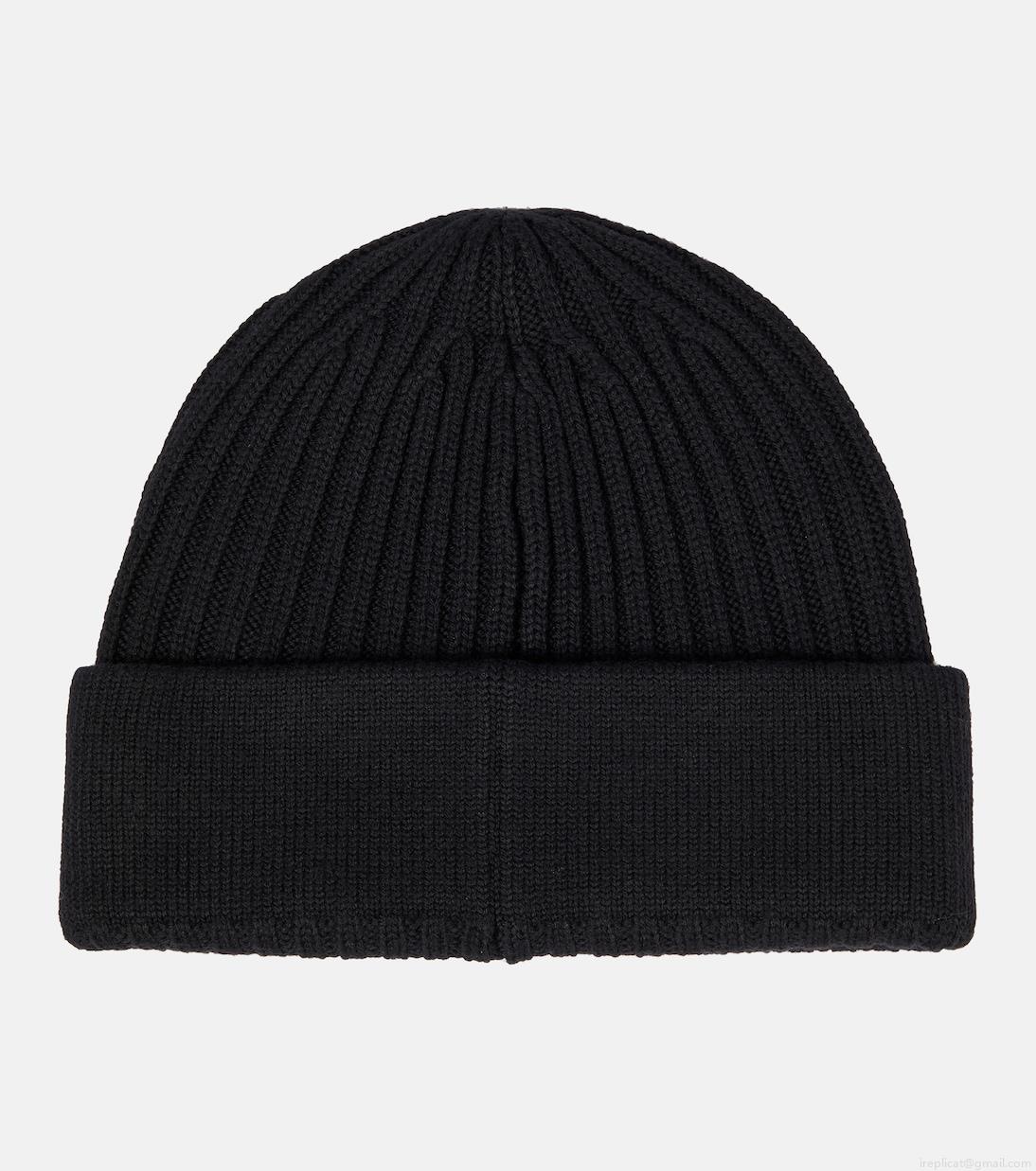 LoeweLogo ribbed wool beanie LoeweLogo ribbed wool beanie