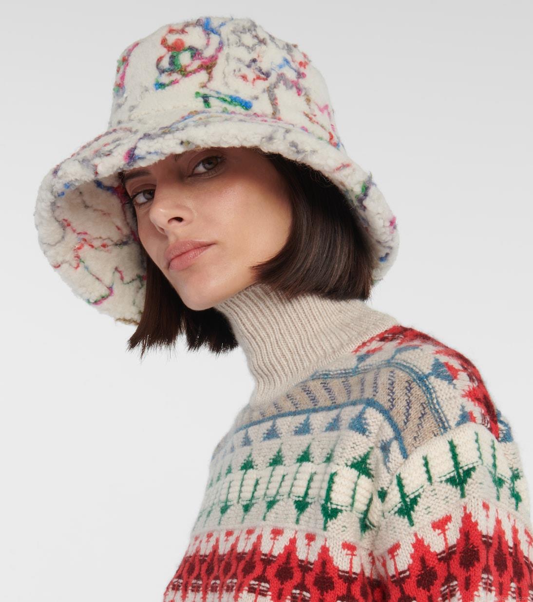 Loro PianaZita shearling bucket hat Loro PianaZita shearling bucket hat