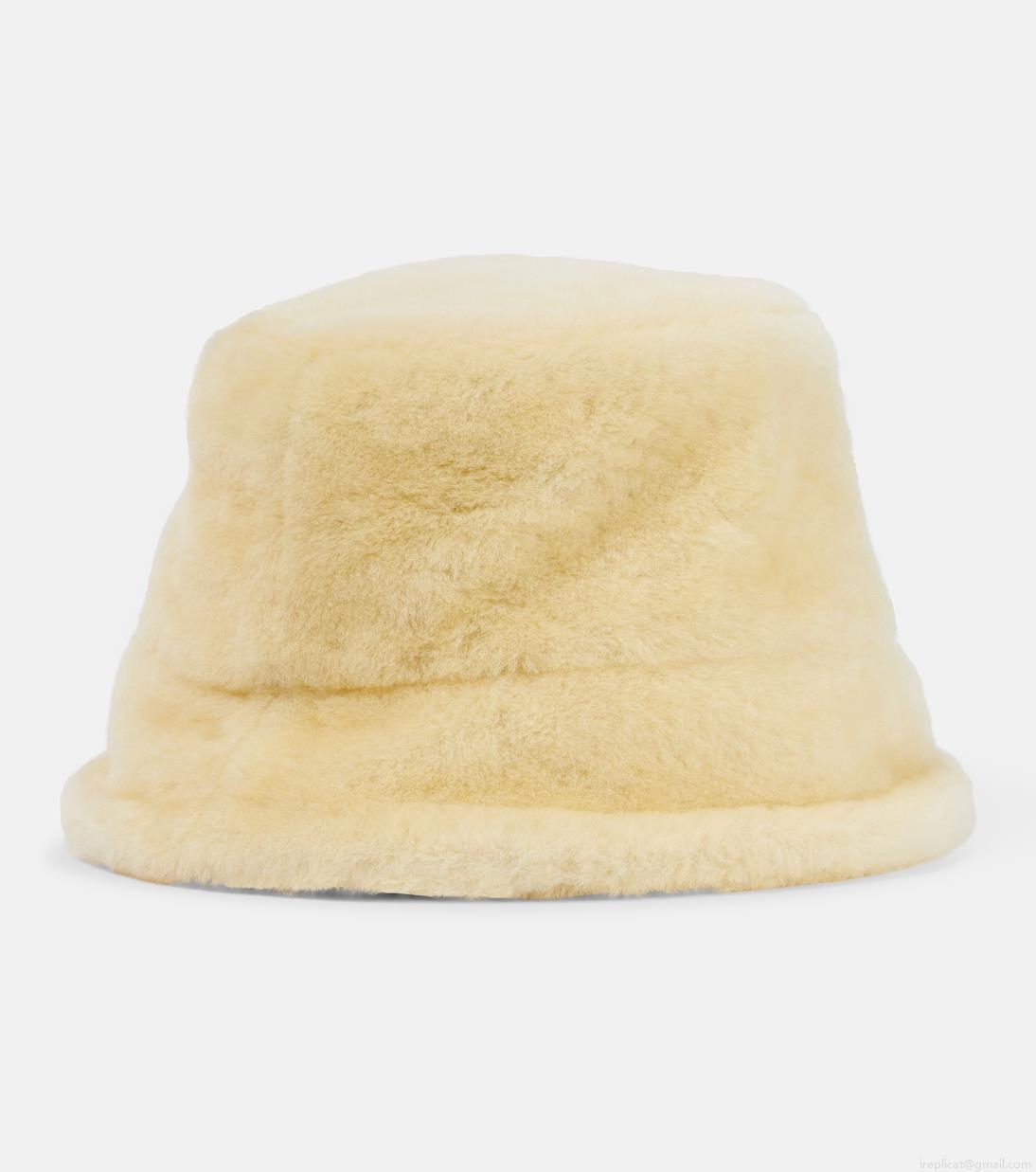 LoeweLogo shearling bucket hat LoeweLogo shearling bucket hat