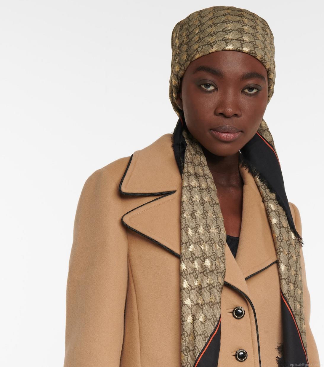 GucciGG silk-blend scarf GucciGG silk-blend scarf