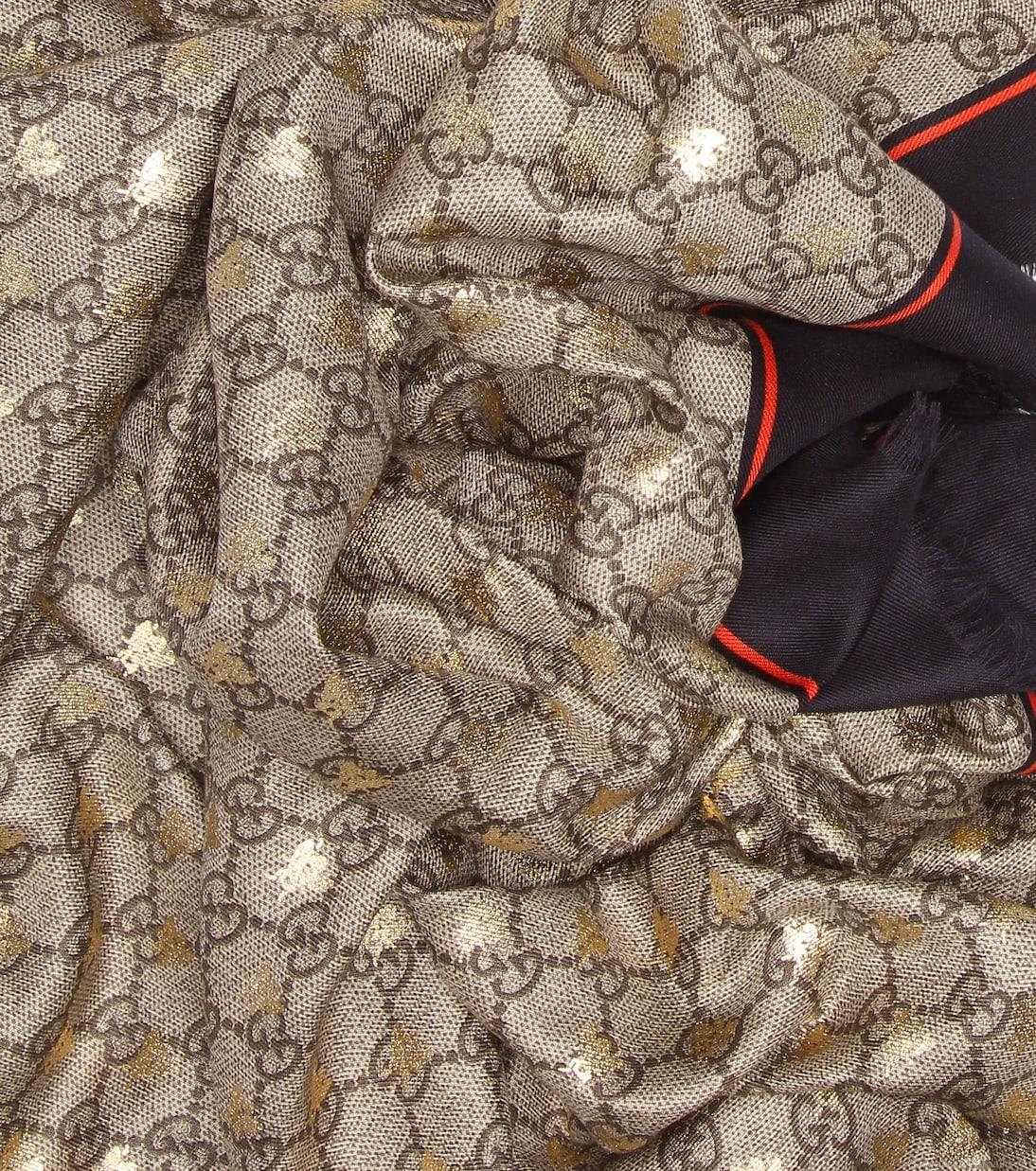 GucciGG silk-blend scarf GucciGG silk-blend scarf