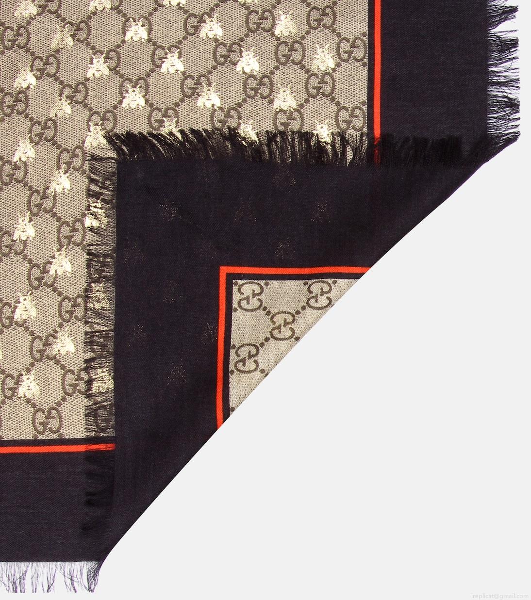 GucciGG silk-blend scarf GucciGG silk-blend scarf