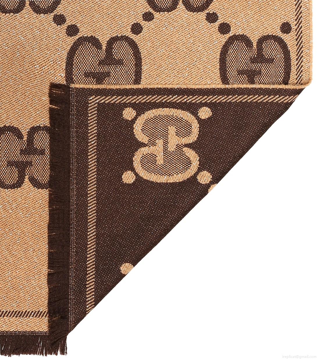 GucciGG wool jacquard scarf GucciGG wool jacquard scarf
