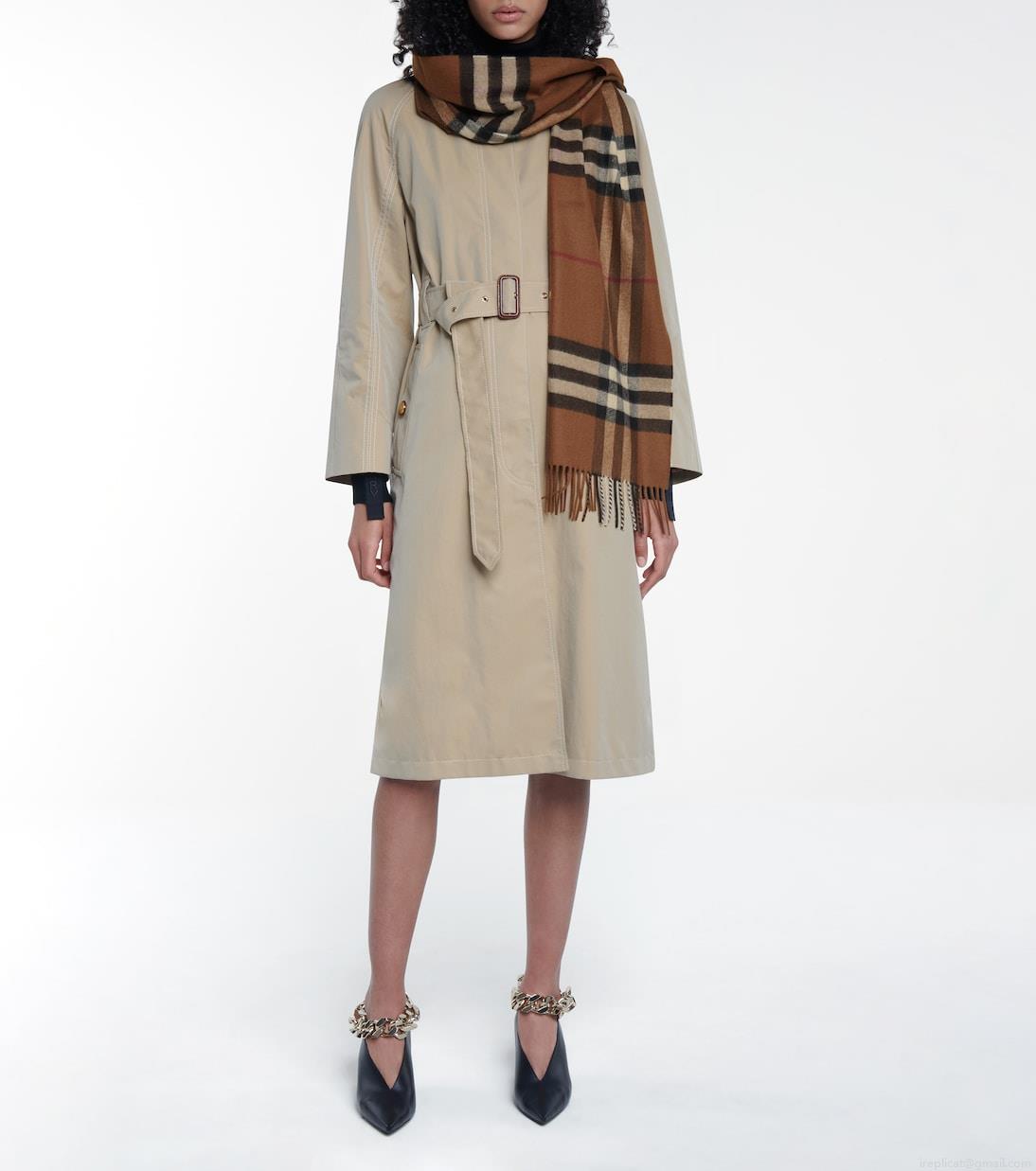 BurberryGiant Check cashmere scarf BurberryGiant Check cashmere scarf