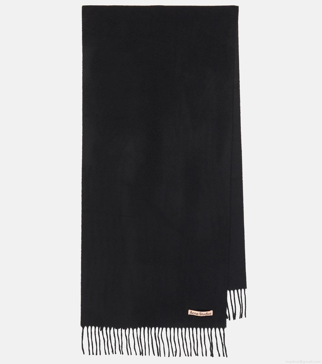 Acne StudiosCanada Narrow fringed cashmere scarf Acne StudiosCanada Narrow fringed cashmere scarf