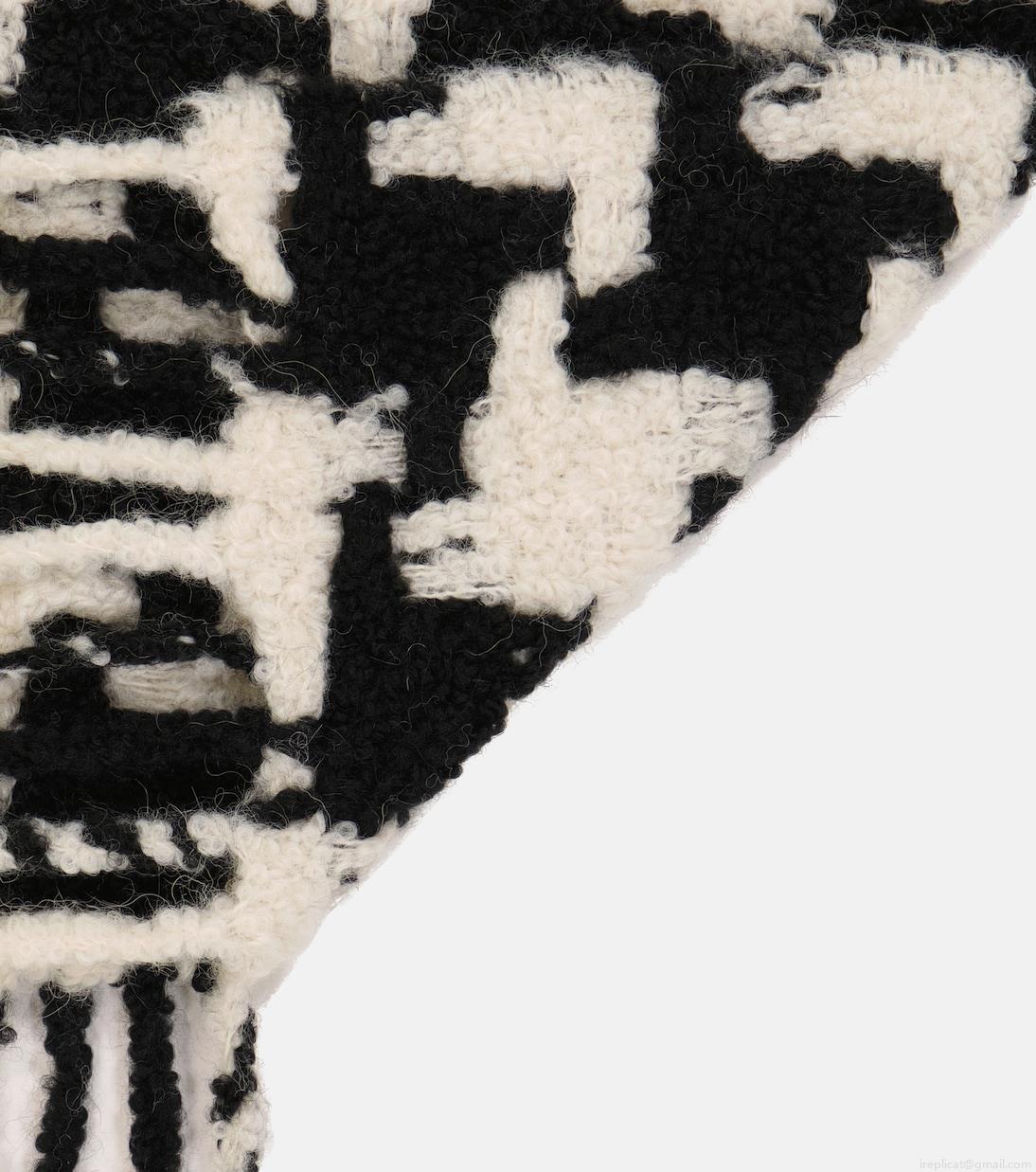 Acne StudiosHoundstooth alpaca-blend scarf Acne StudiosHoundstooth alpaca-blend scarf
