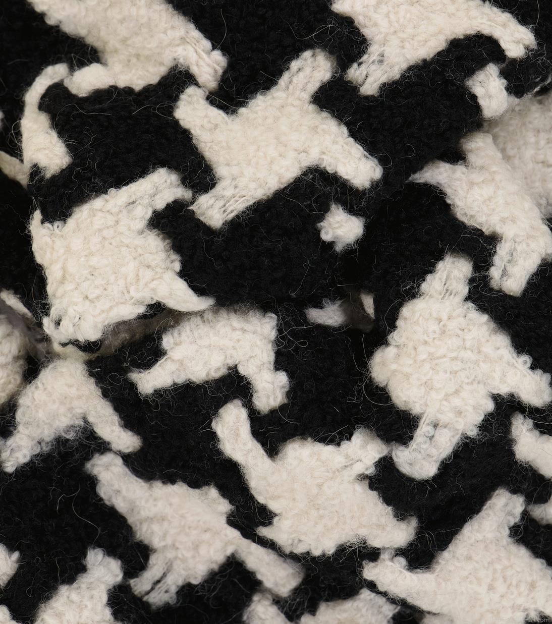 Acne StudiosHoundstooth alpaca-blend scarf Acne StudiosHoundstooth alpaca-blend scarf