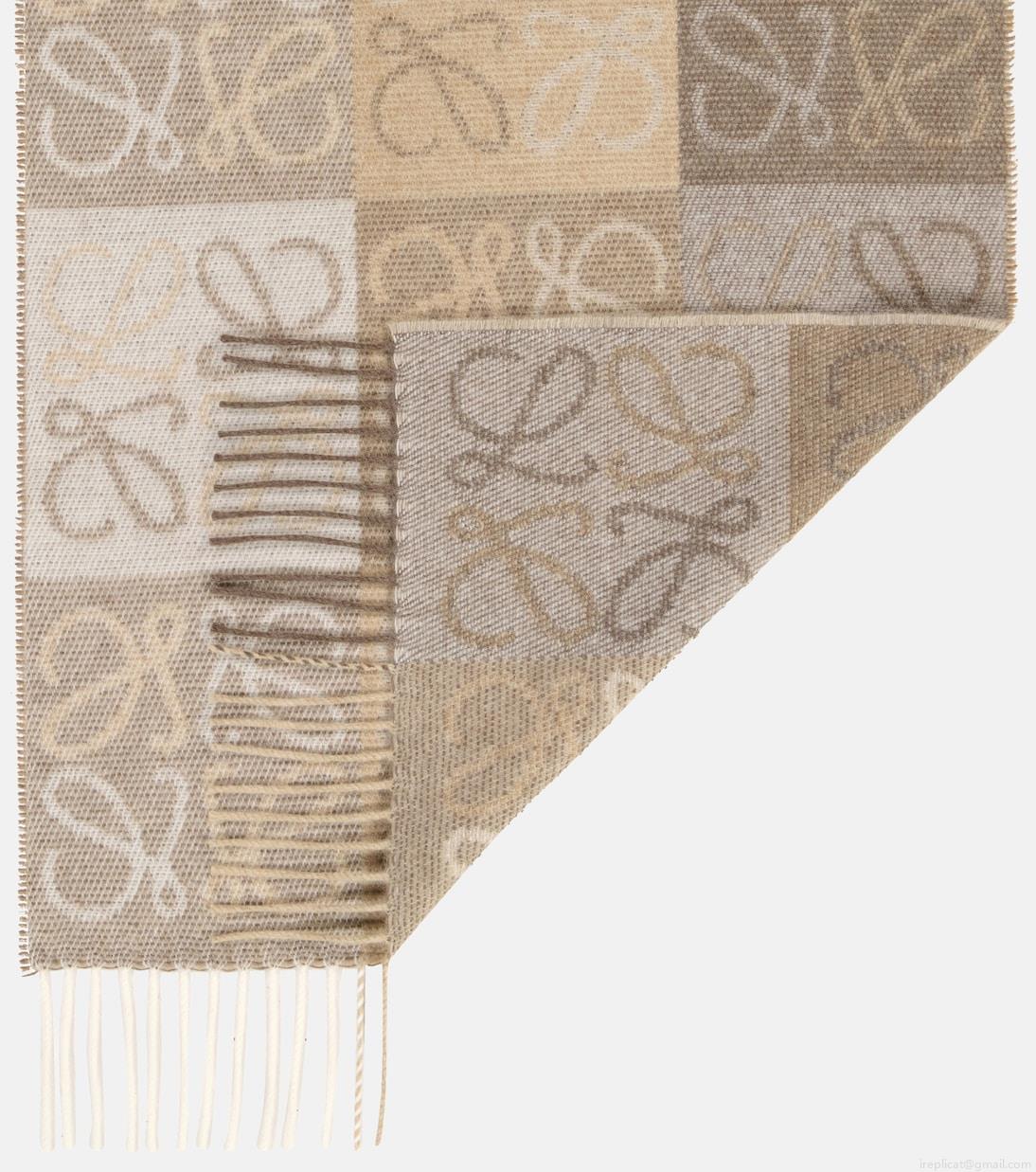LoeweAnagram wool and cashmere scarf LoeweAnagram wool and cashmere scarf