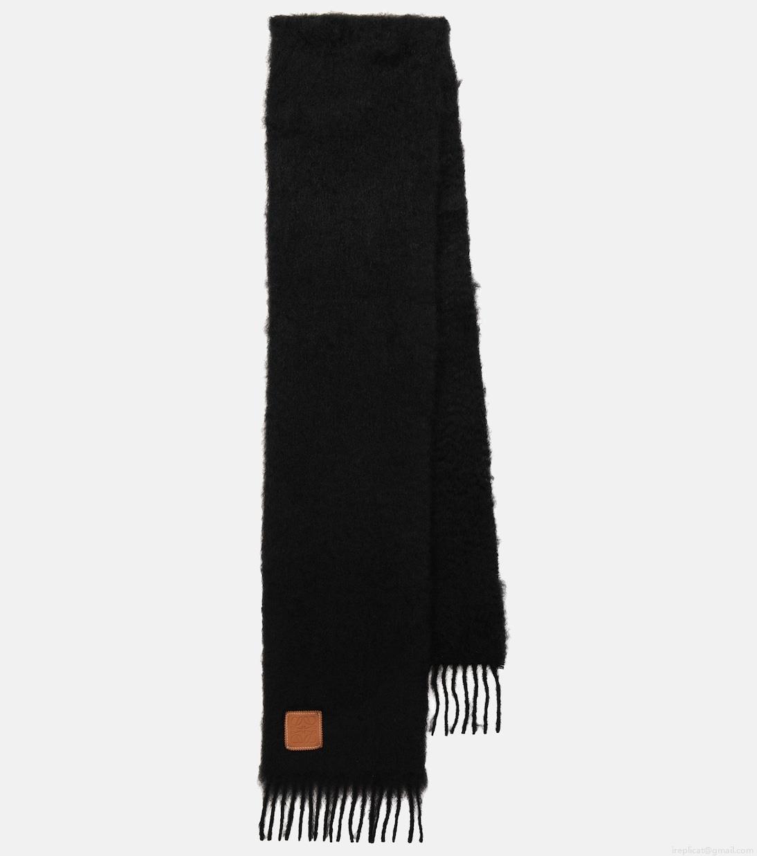 LoeweMohair and wool-blend scarf LoeweMohair and wool-blend scarf