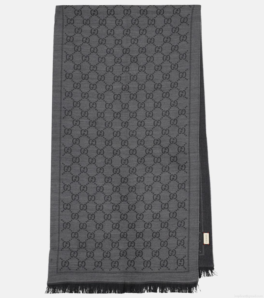 GucciGG wool jacquard scarf GucciGG wool jacquard scarf