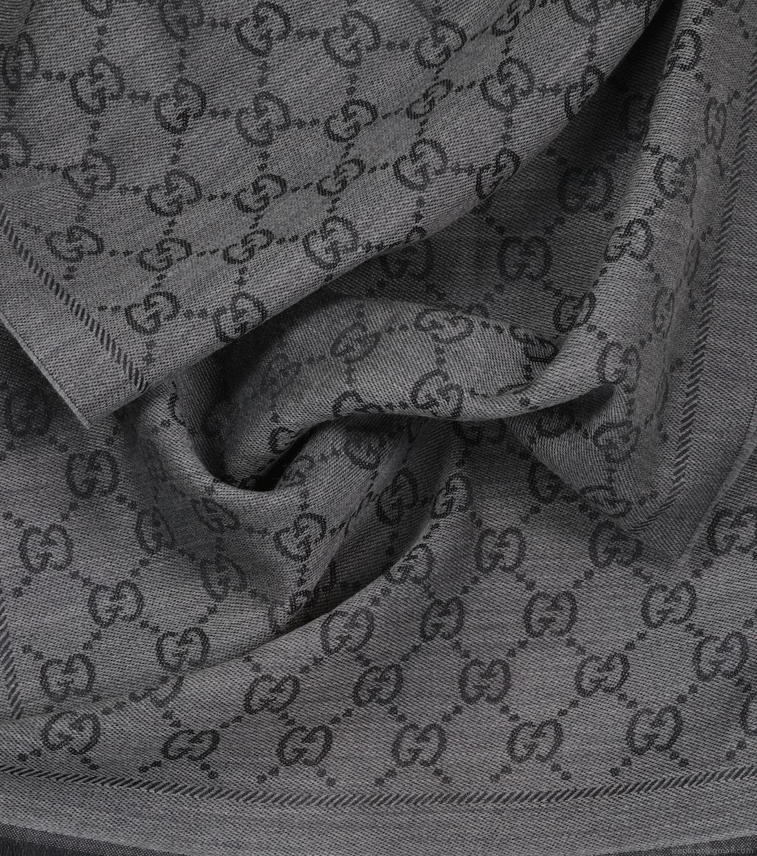 GucciGG wool jacquard scarf GucciGG wool jacquard scarf