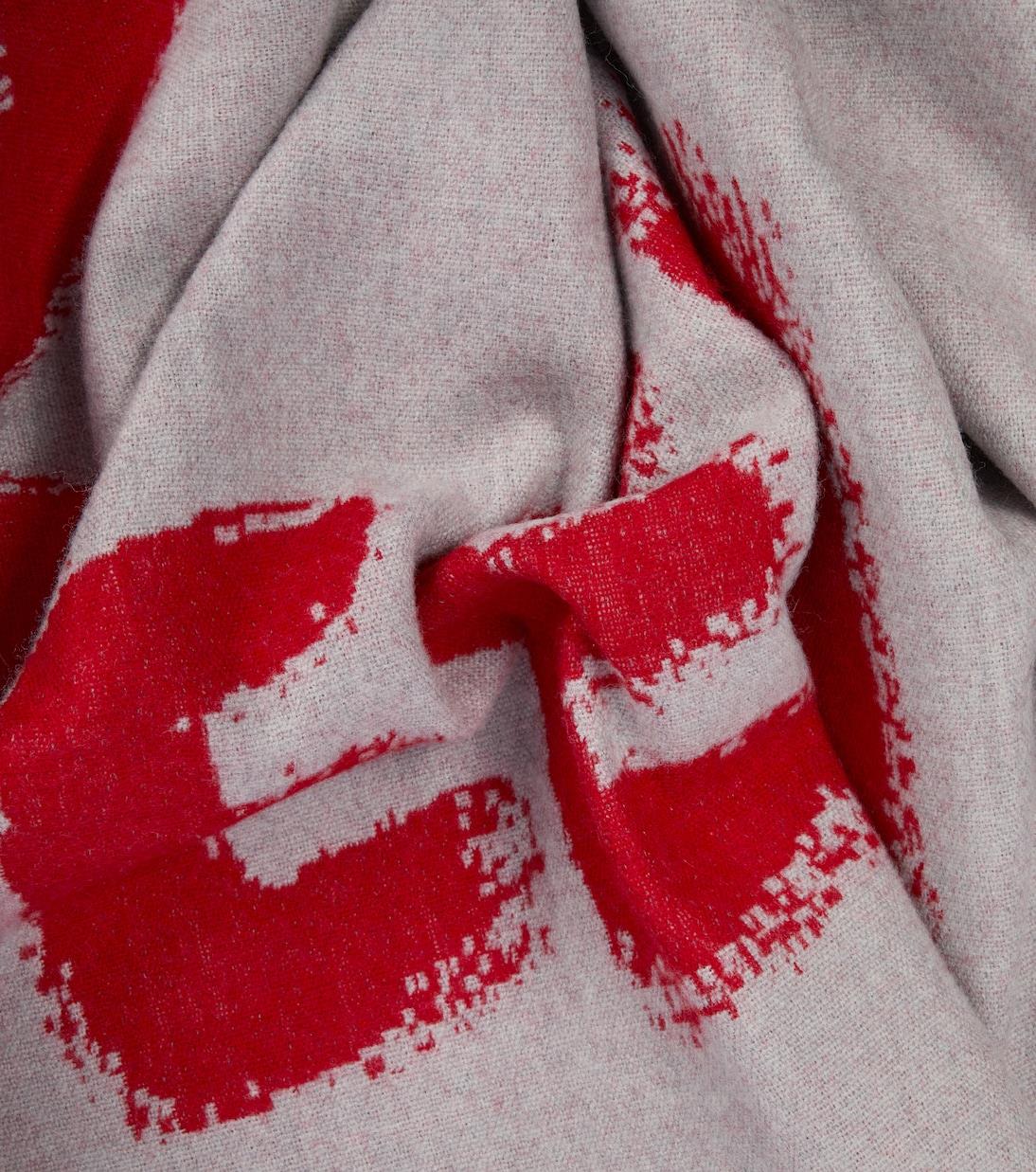 Alexander McQueenLogo wool scarf Alexander McQueenLogo wool scarf