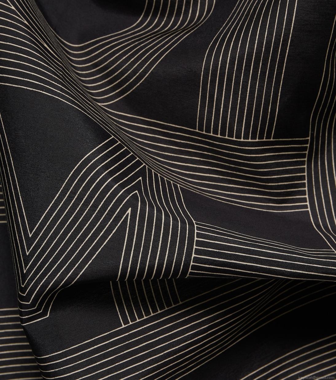 TotemeLogo cotton and silk scarf TotemeLogo cotton and silk scarf