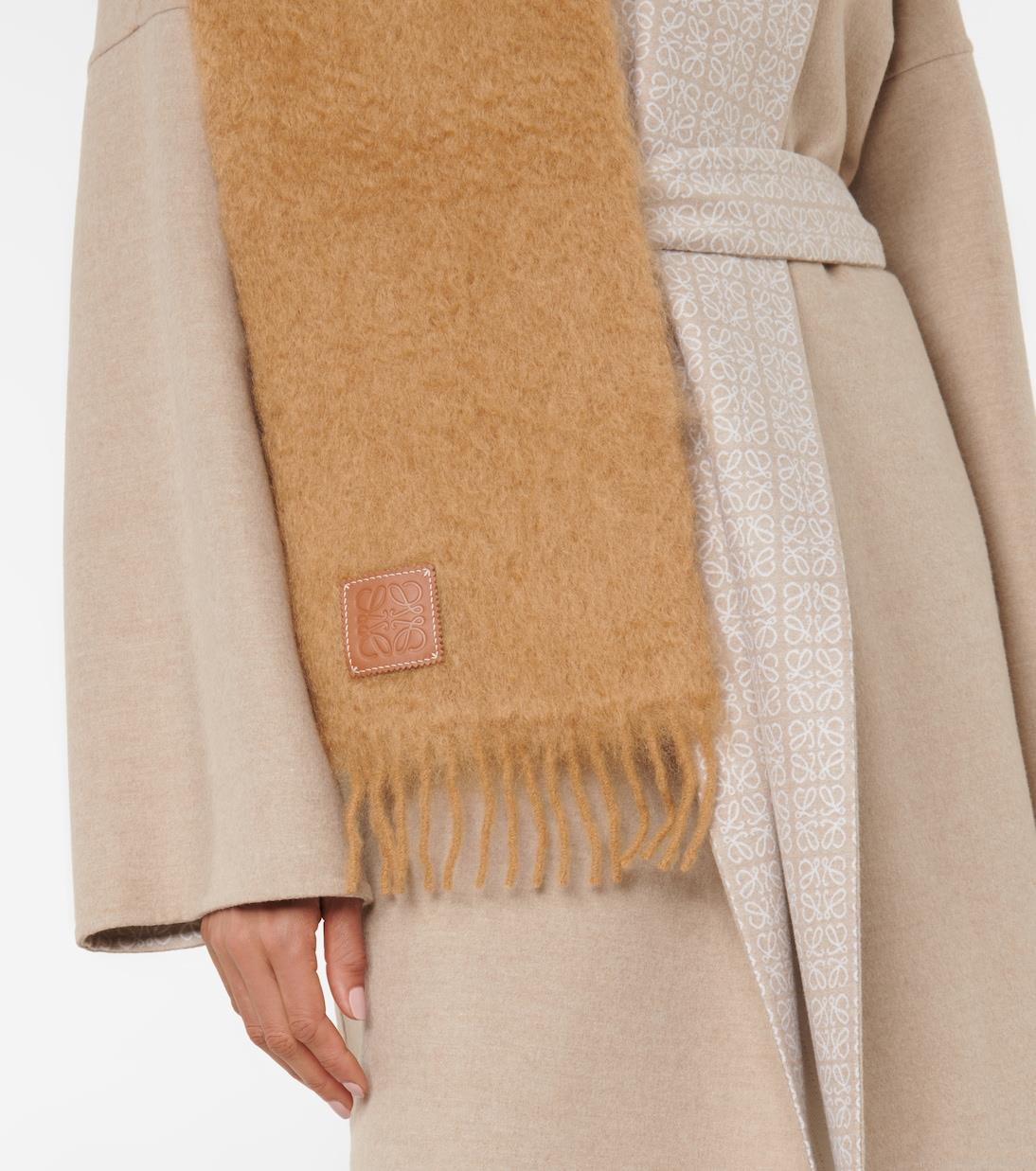 LoeweMohair and wool-blend scarf LoeweMohair and wool-blend scarf