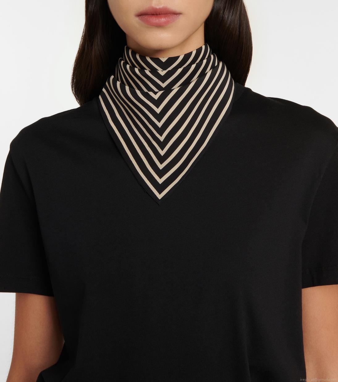 TotemeLogo silk scarf TotemeLogo silk scarf