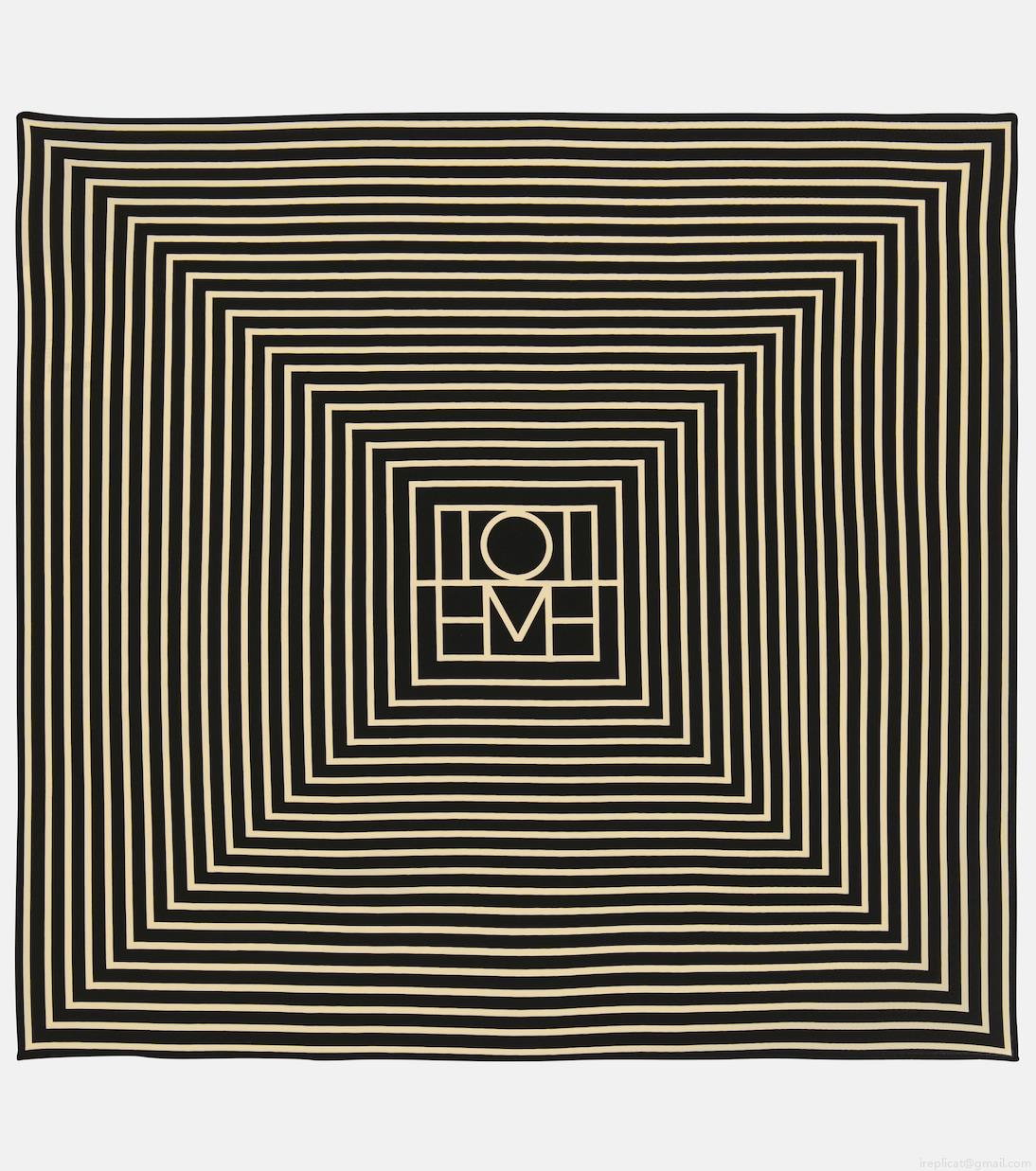 TotemeLogo silk scarf TotemeLogo silk scarf