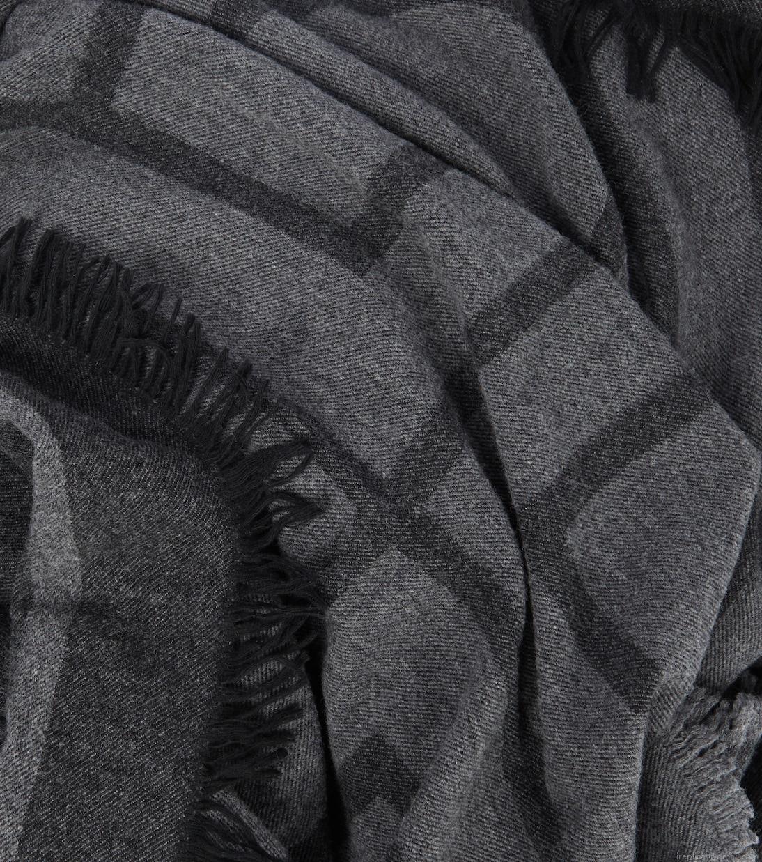 TotemeLogo wool and cashmere scarf TotemeLogo wool and cashmere scarf
