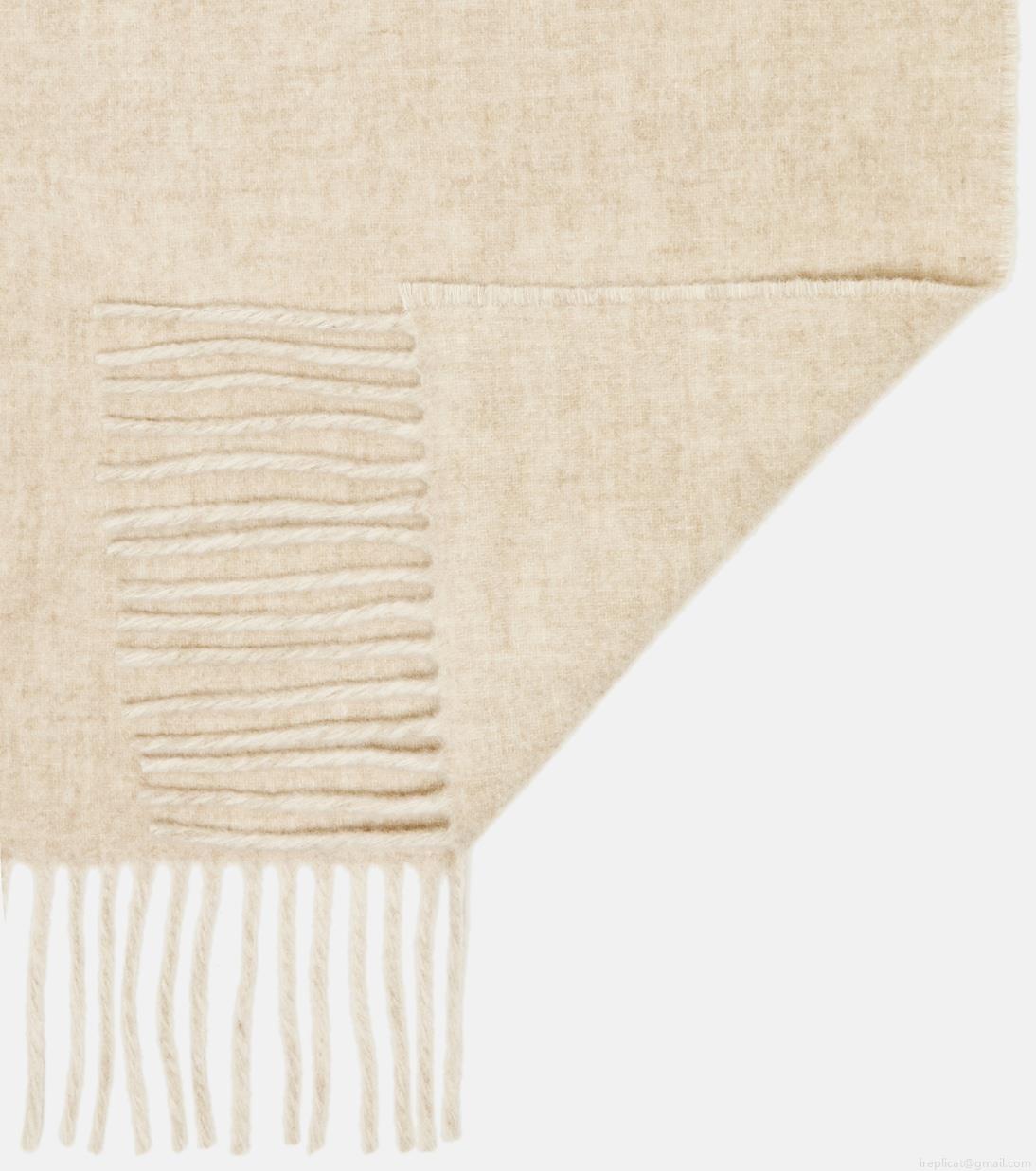 JacquemusLogo jacquard virgin wool scarf JacquemusLogo jacquard virgin wool scarf