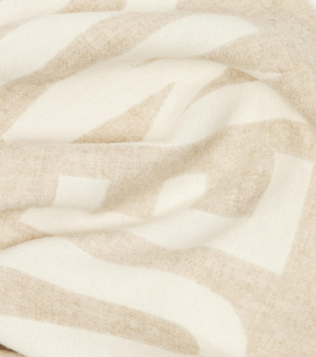 JacquemusLogo jacquard virgin wool scarf JacquemusLogo jacquard virgin wool scarf