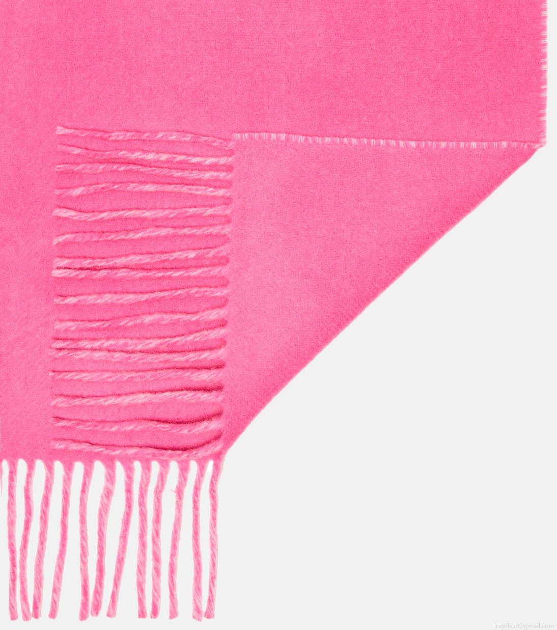 JacquemusLogo jacquard wool scarf JacquemusLogo jacquard wool scarf