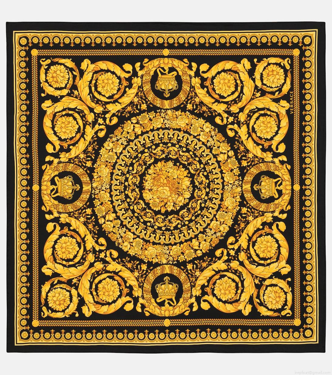 VersaceBarocco silk twill scarf VersaceBarocco silk twill scarf