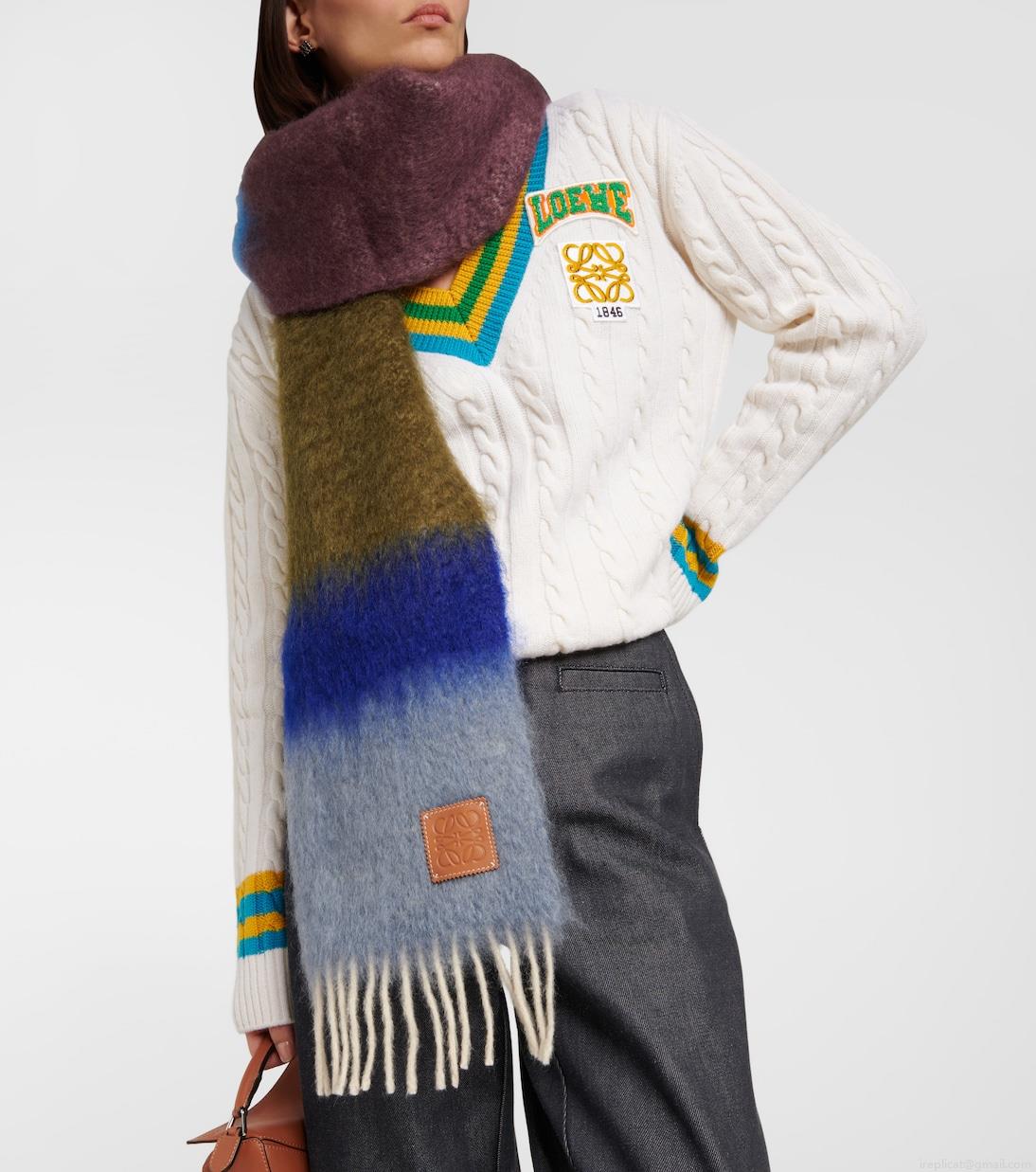 LoeweAnagram wool-blend scarf LoeweAnagram wool-blend scarf