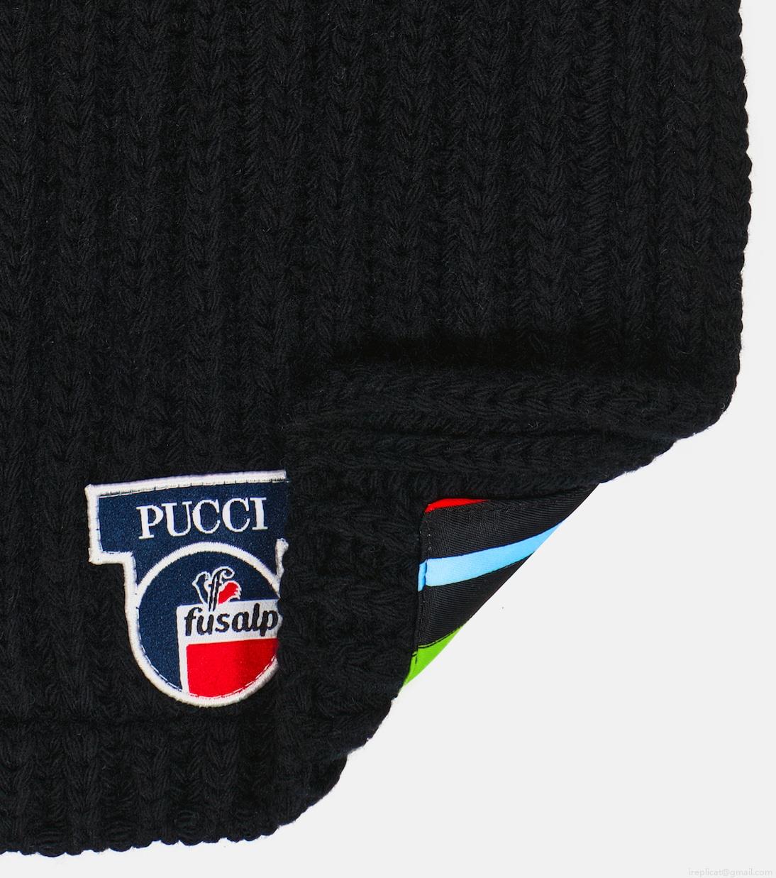 Puccix Fusalp ribbed-knit wool scarf Puccix Fusalp ribbed-knit wool scarf