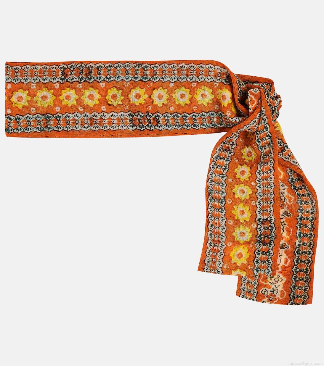 Loro PianaFloral silk scarf Loro PianaFloral silk scarf